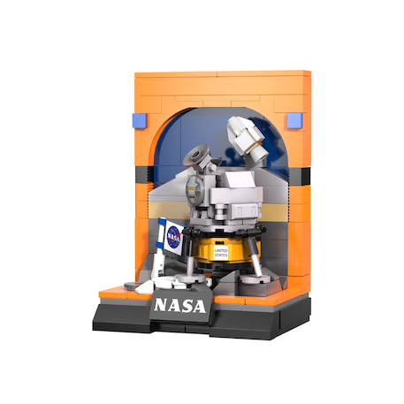 Module lunaire apollo 11 nasa 206 pièces Orange 1 - vertbaudet enfant 