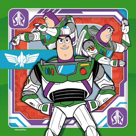 Puzzle toy story 5 en mission 3x49 pcs Bleu 2 - vertbaudet enfant 