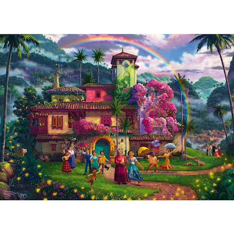 Puzzle le monde d'encanto 1000 pcs Bleu 2 - vertbaudet enfant 