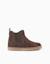 Bottines chelsea en daim avec semelle intérieure rembourrée Marrón 1 - vertbaudet enfant 