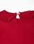 Robe en maille à manches longues avec col à volants Rouge 3 - vertbaudet enfant 