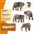 Figurine enfant éléphant d'afrique femelle Unit p. 3 - vertbaudet enfant 