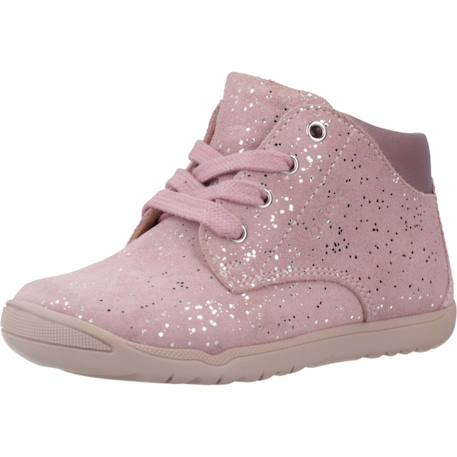 Baskets bébé fille en cuir macchia Rose c8011 4 - vertbaudet enfant 