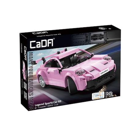 Voiture de sport legend rs 280 pièces Rose 2 - vertbaudet enfant 