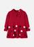 Robe fille imprimée à pois avec noeud Jaune 1 - vertbaudet enfant 
