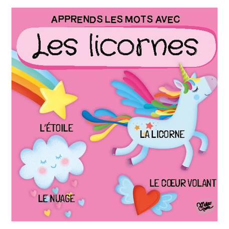 Livre et puzzle les licornes Bleu 3 - vertbaudet enfant 