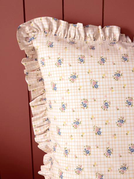 Taie d'oreiller percale de coton 'lilou' Imprime multico 2 - vertbaudet enfant 