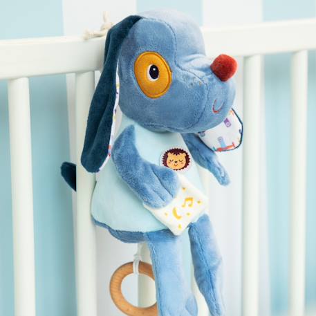 Peluche musicale phosphorescente jules Bleu 1 - vertbaudet enfant 