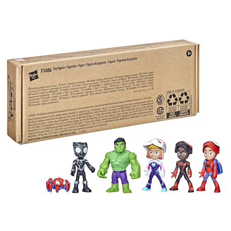 Coffret figurines spidey identité secrète Noir 2 - vertbaudet enfant 