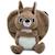 Peluche les flipetz noiset l'ecureuil-gland Marron, beige 2 - vertbaudet enfant 