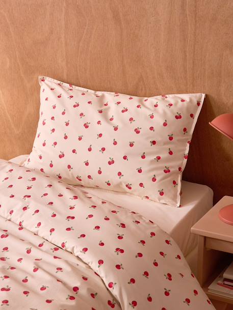 Taie d'oreiller percale de coton 'lady apple' Rouge 5 - vertbaudet enfant 