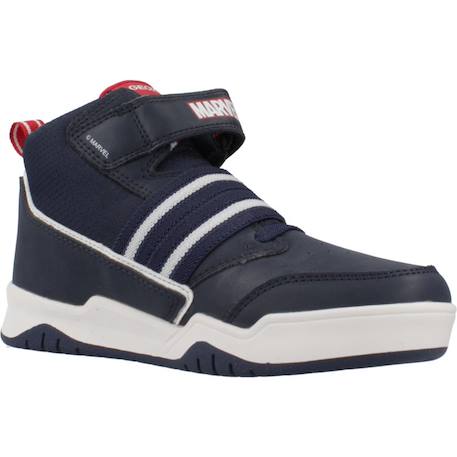 Baskets enfant garçon perth Bleu c0735+Noir c0039+Rouge c0020 5 - vertbaudet enfant 