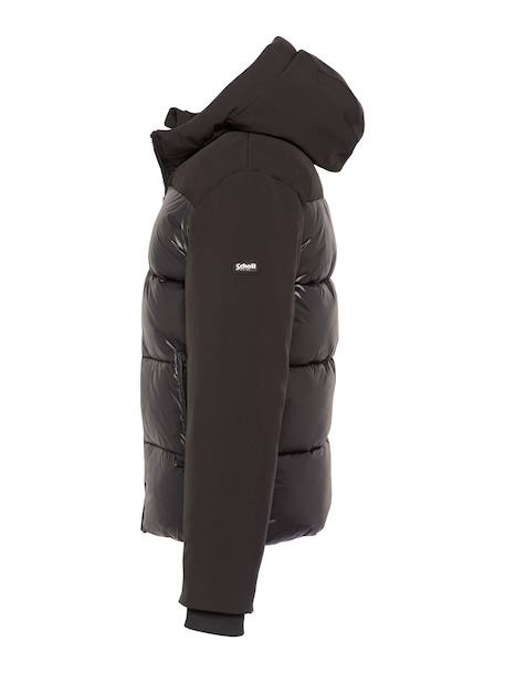 Blouson à capuche bi-matière Anthracite+Noir 10 - vertbaudet enfant 