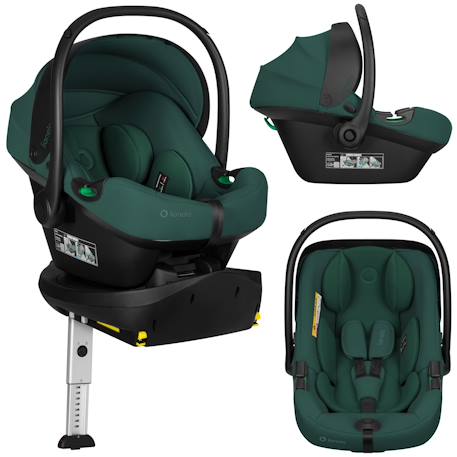 Siège-auto bébé astrid i-size 40-87 cm avec base isofix pivotante à 180°, léger et récompensé par l’adac Beige cream+Beige taupe+Green forest+Pink coral 13 - vertbaudet enfant 