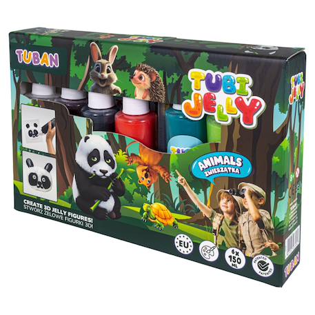 Tubi jelly animaux - kit de création de figurines en gelée - set avec 6 couleurs Multicolor 3 - vertbaudet enfant 
