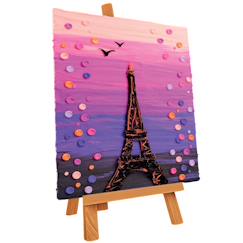 Kit tableau 3d en pâte à modeler enfant voyage à paris - vertbaudet enfant