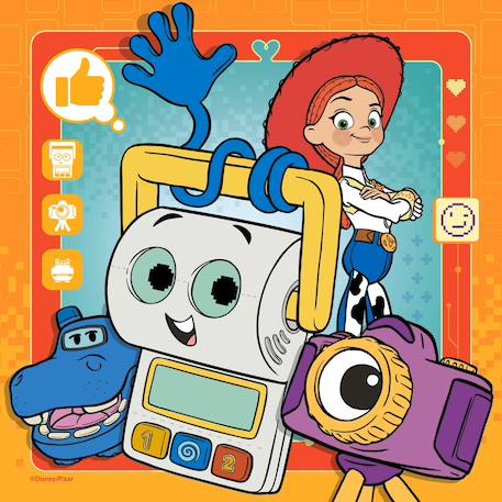 Puzzle toy story 5 en mission 3x49 pcs Bleu 4 - vertbaudet enfant 