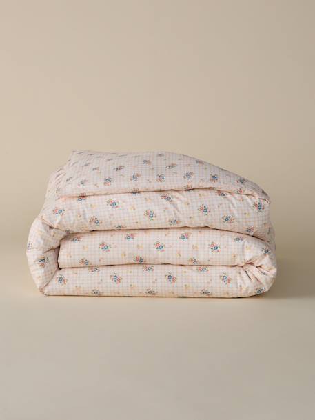 Housse de couette percale de coton 'lilou' Imprime multico 3 - vertbaudet enfant 
