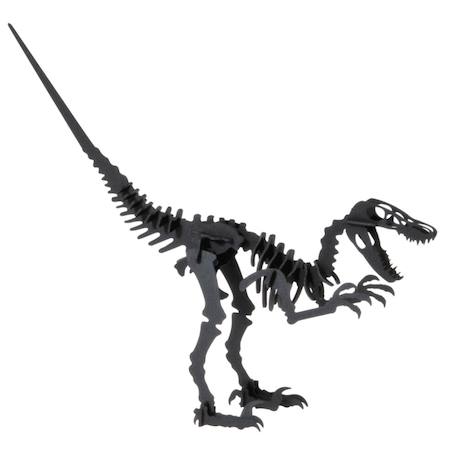 Modèle en papier 3d - velociraptor Noir 1 - vertbaudet enfant 