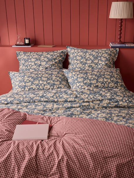 Taie d'oreiller percale de coton 'lisbeth' Bleu 4 - vertbaudet enfant 