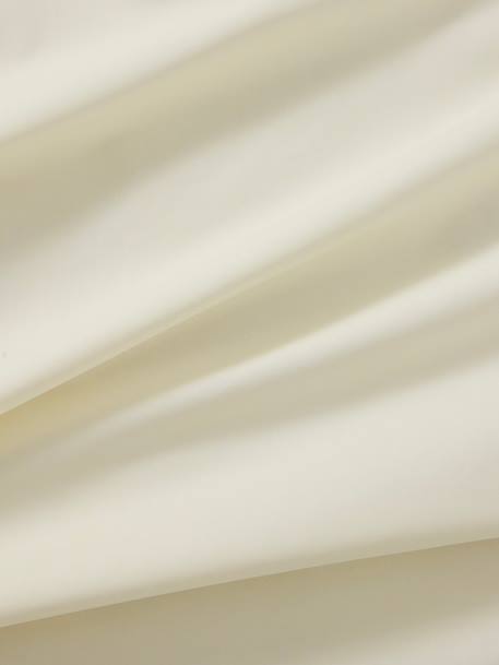 Drap-housse percale de coton Ecru 2 - vertbaudet enfant 