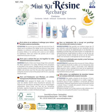 Recharge mini kit atelier résine Blanc 2 - vertbaudet enfant 