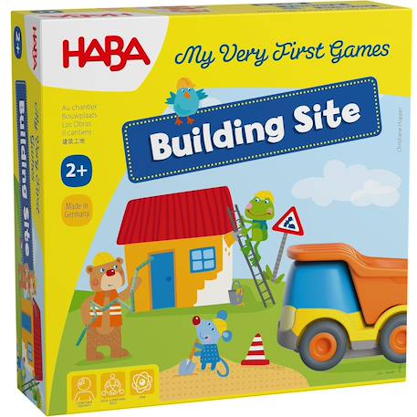 Mes premiers jeux coopératifs au chantier Jaune 1 - vertbaudet enfant 