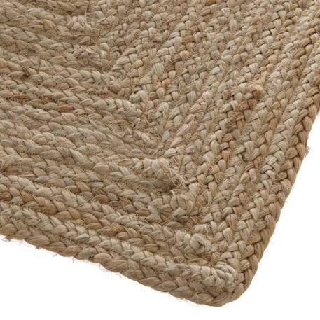 Tapis effet bohème en jute Naturel 2 - vertbaudet enfant 