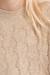 Pull en maille ajourée, col montant - fille Golden beige 2 - vertbaudet enfant 