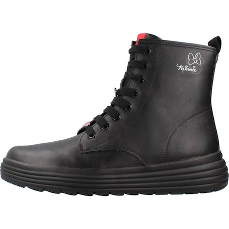 Bottes enfant fille en cuir Noir 2 - vertbaudet enfant 