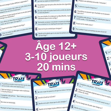 Traq jeu d'ambiance à questions Bleu 2 - vertbaudet enfant 