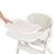Chaise haute évolutive 3en1 celia close&cosy jusqu’à 110 kg avec réglage à une main et coussin inclus White beige 3 - vertbaudet enfant 