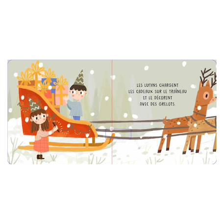 Livre sonore - douces histoires de Noël Rouge 5 - vertbaudet enfant 