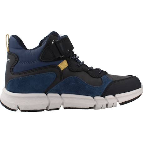 Bottes enfant garçon en cuir flexyper Bleu c0700+Marron c6457 1 - vertbaudet enfant 