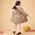 Manteau fille marron chaud à carreaux | amandine Marron 2 - vertbaudet enfant 