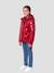 Blouson shiny à capuche Noir+Rouge 7 - vertbaudet enfant 