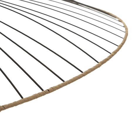 Suspension design en métal et raphia Noir 4 - vertbaudet enfant 