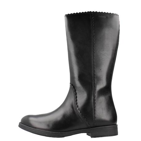 Bottes enfant fille en cuir agata Noir 2 - vertbaudet enfant 