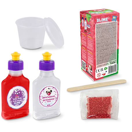 Kit slime enfant à fabriquer fraise Red 2 - vertbaudet enfant 
