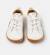 Baskets cuir peu cami Blanc naturel 121+Brun moyen 119 3 - vertbaudet enfant 