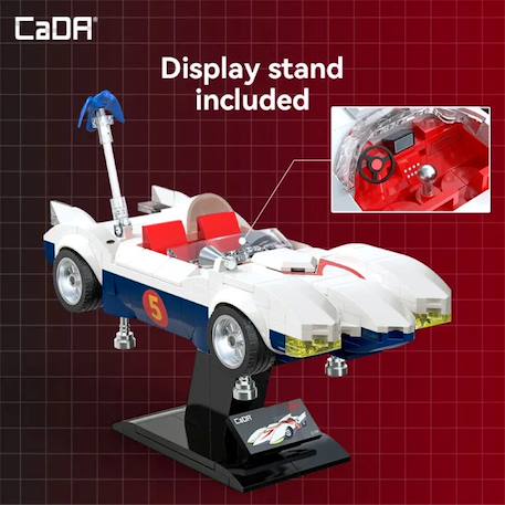 Voiture speed racer mach 5 294 pièces Blanc 5 - vertbaudet enfant 