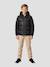Blouson à capuche bi-matière Anthracite+Noir 6 - vertbaudet enfant 