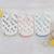 Lot de 3 bavoirs naissance gots happy fruits olive Blanc, olive 5 - vertbaudet enfant 