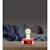 Réveil - veilleuse Snoopy avec effets sonores, Écran LCD, alarme Red & white 4 - vertbaudet enfant 