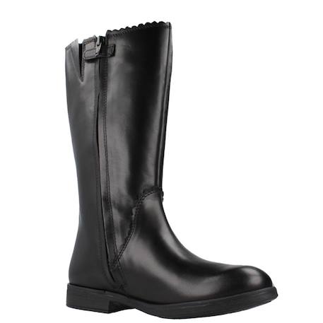Bottes enfant fille en cuir agata Noir 5 - vertbaudet enfant 