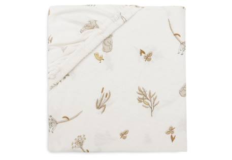 Drap-housse bébé en jersey de coton Beige 1 - vertbaudet enfant 