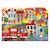 Livre et puzzle les pompiers Rouge 3 - vertbaudet enfant 