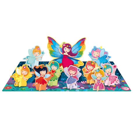 Livre et puzzle les fées Violet 2 - vertbaudet enfant 