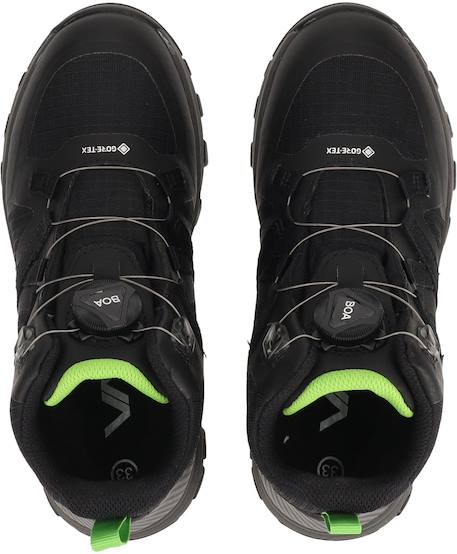 Bottines hiker Noir/vert 6 - vertbaudet enfant 