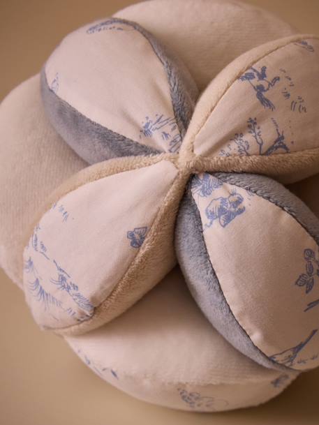Balle d'éveil percale de coton Jouy bleu 4 - vertbaudet enfant 